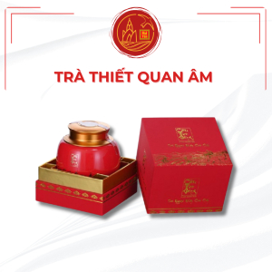 Trà Thiết Quan Âm Cầu Tre Vàng Hũ Sứ Cao Cấp 80g