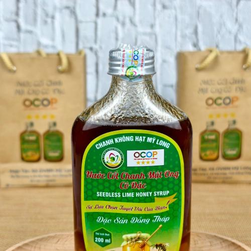 Nước Cốt Chanh Mật Ong Cô Đặc - Chanh Không Hạt Mỹ Long