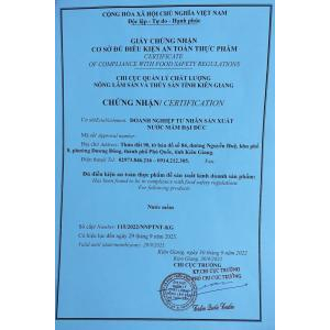 Các giấy chứng nhận