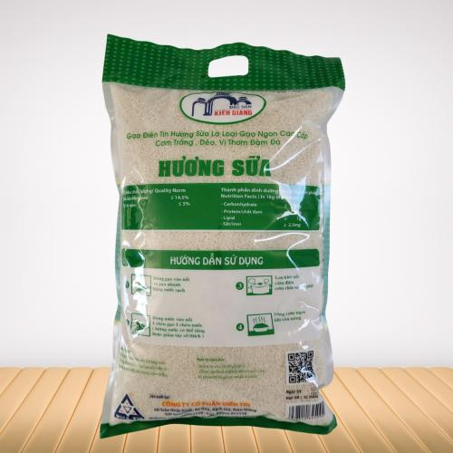 Gạo Hương Sữa R20 Điền Tín 5 Kg – 100% Tự Nhiên, Cơm Trắng Mềm Xốp Thơm Ngon