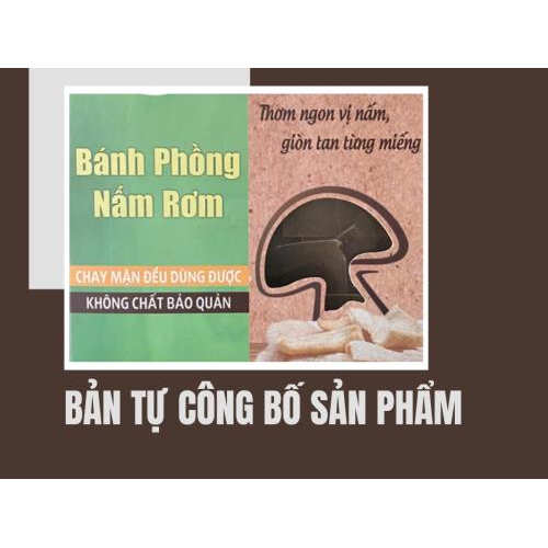 Bánh Phồng Nấm Rơm Tài Phát 180g – Đặc Sản An Giang – Nấm Rơm Tươi Tuyển Chọn