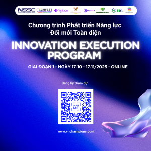 Huấn luyện Design Thinking Chương trình Phát triển Nguồn Nhân lực Đổi mới Toàn diện – INNOVATION EXECUTION PROGRAM