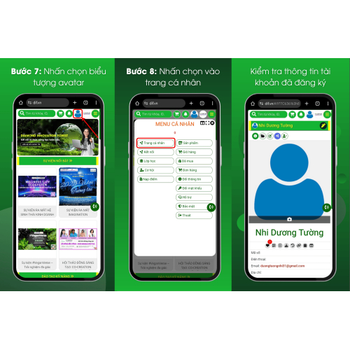 Các bước thực hiện