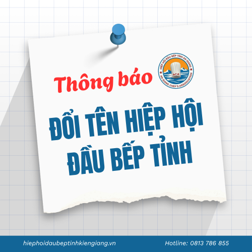 Thông Báo Về Việc Thay Đổi Tên Hiệp Hội