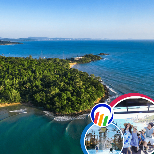 Cáp Treo Hòn Thơm + Đi Bộ Dưới Biển Ngắm San Hô - Combo Tiêu Chuẩn (Có Buffet)