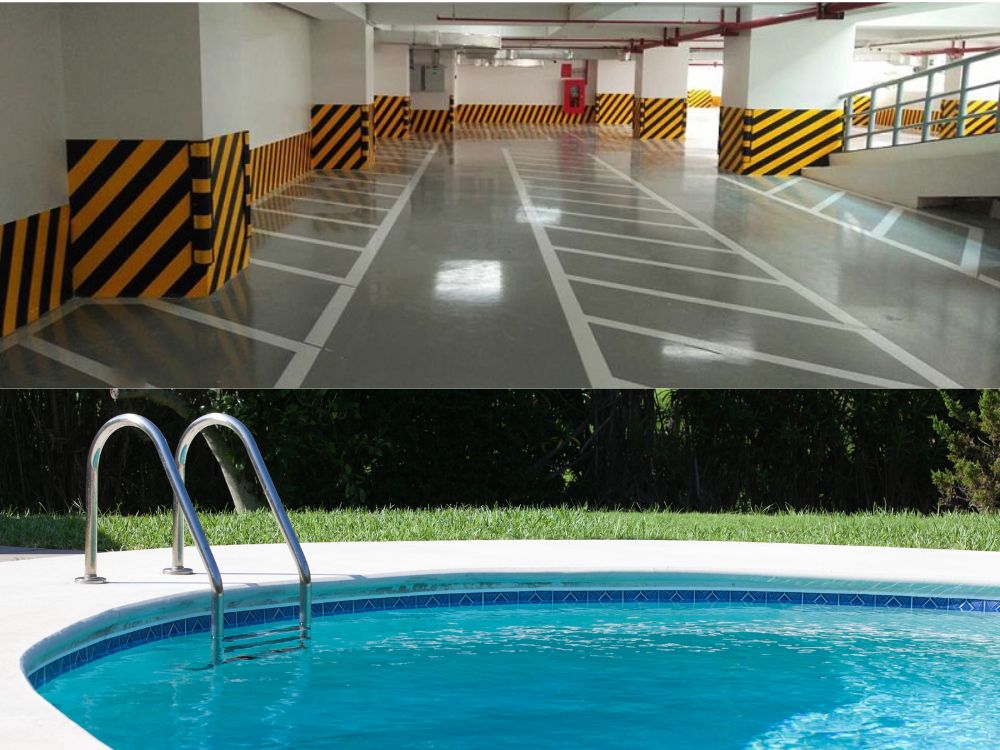 3. Chống thấm tầng hầm, hố thang máy – bể nước – hồ bơi