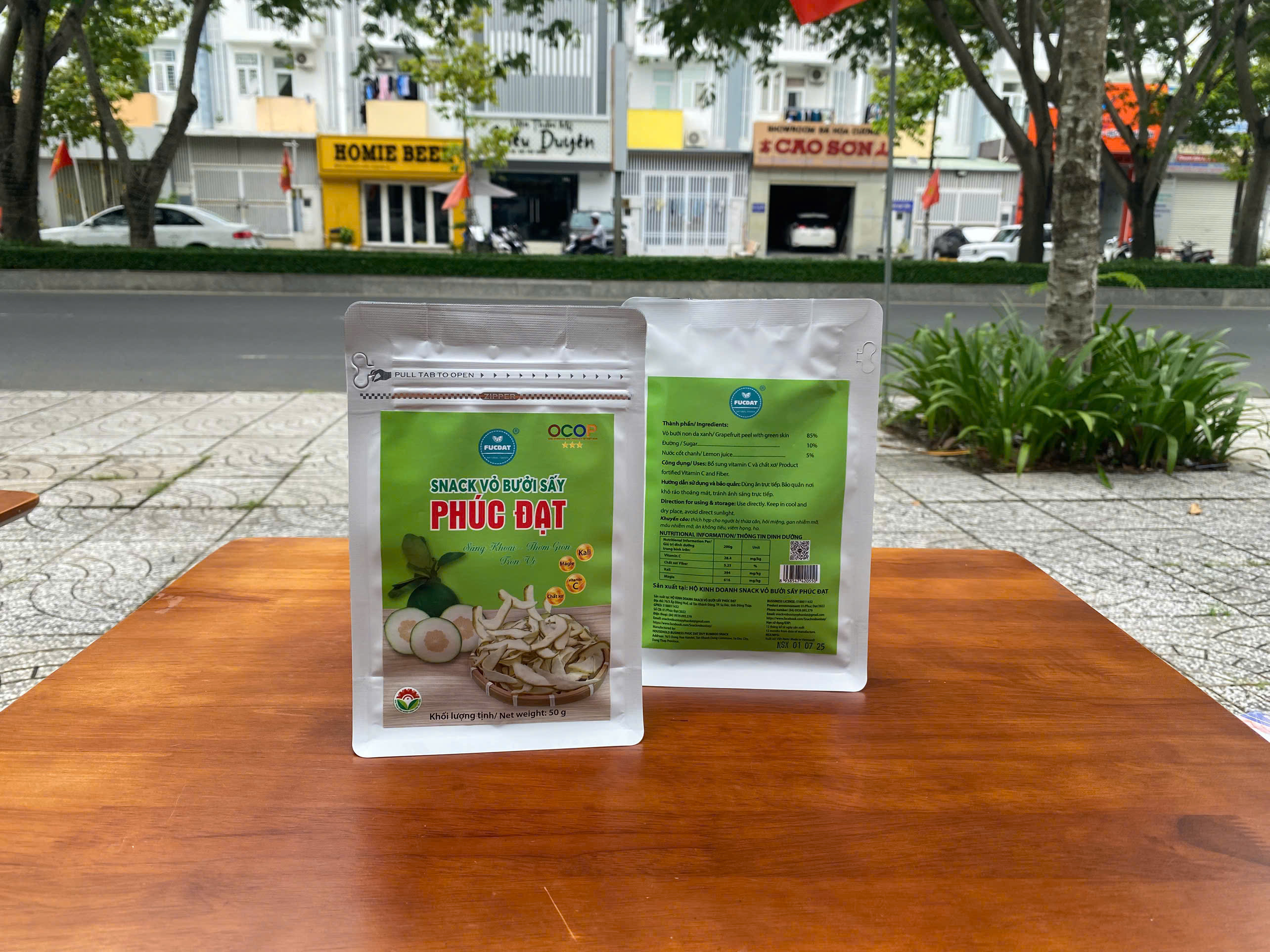 Giới thiệu sơ lược về Snack vỏ bưởi Phúc Đạt