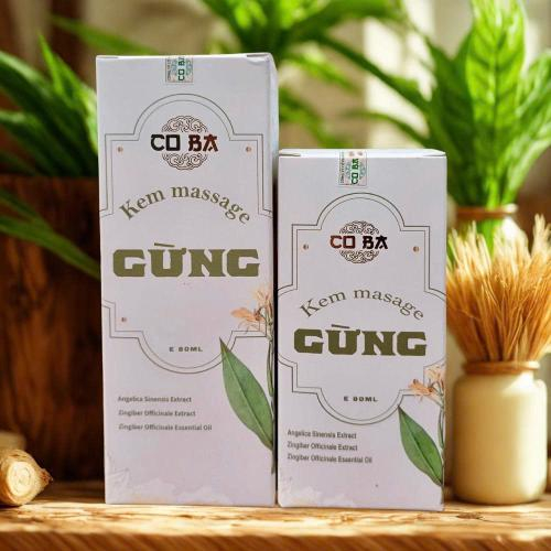 Kem Massage Gừng Co Ba 80ml