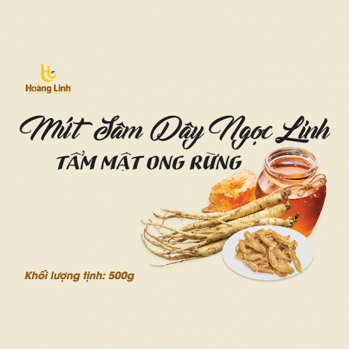 Mứt Sâm Dây Ngọc Linh (Hộp 500g)