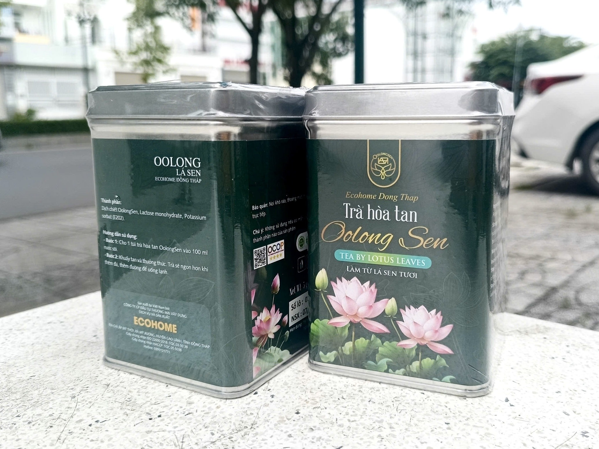 Câu chuyện sản phẩm trà hòa tan Oolong sen
