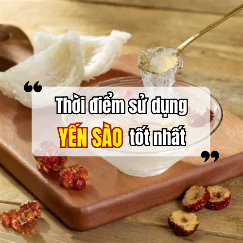 Thời Điểm Sử Dụng Yến Sào Tốt Nhất