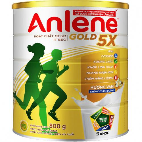 Sữa Anlen Gold 5X Lon 800gr (Trên 40 Tuổi)