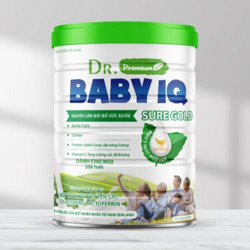 Sữa Bột Dr.Baby IQ Sure Gold Lon 900gr (18 Tuổi Trở Lên)