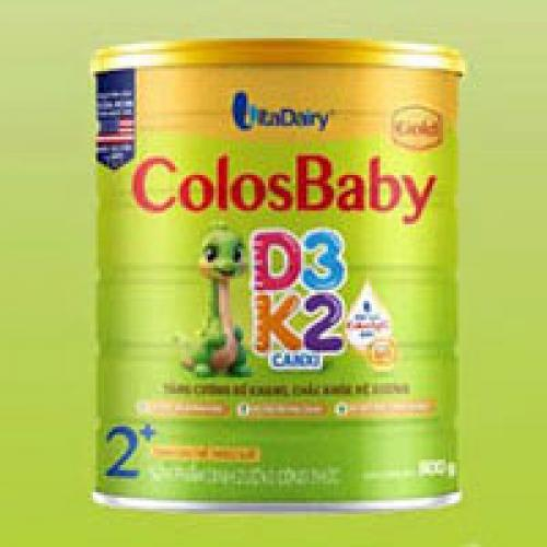 Sữa Bột ColosBaby Gold D3K2 2+ Lon 800gr (Trên 2 Tuổi)