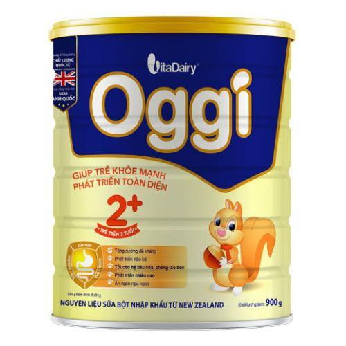 Sữa Bột Oggi 2+ Lon 900gr (Trên 2 Tuổi)