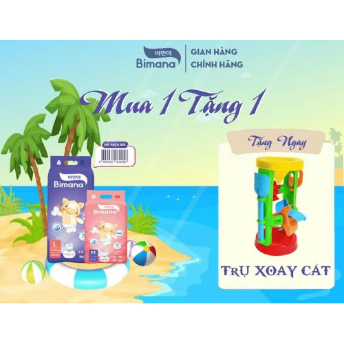 Tã dán Bimana Hàn Quốc size S (4 - 8kg)