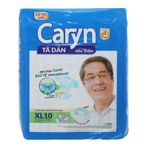 Tã Dán Người Lớn Caryn Size XL 10 Miếng ( 86 x 135 cm)