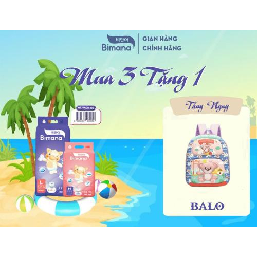 Tã bỉm quần Bimana Hàn Quốc size XL